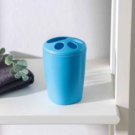 Aqua toothbrush stands, blue lagoon color-2