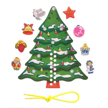 Lining with Velcro "Christmas tree"-1