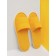 Women's slippers open nose, size 36-38, yellow color
