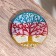 Stand under incense "Tree" stone 10 cm