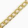 Collar - Metallic a single strain, 65 cm, wire thickness 3.5 mm, golden