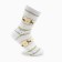 Women's terry socks "Norway", white color, size 23-25