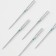 Needles for household sewing machines, universal, No. 70, 5 pcs