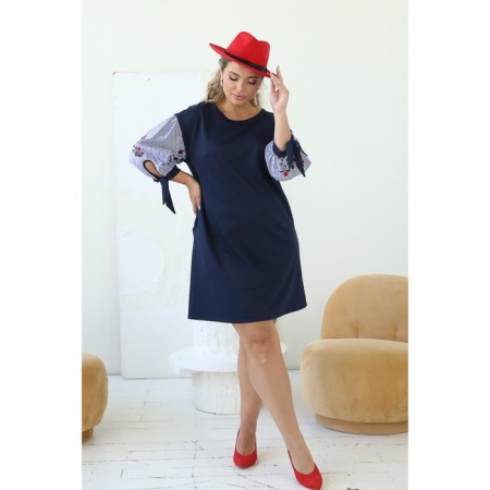 Women's dress, size 52, blue color