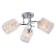 Ceiling light ESCADA, 1106/3PL. 3x40W, E27, 500x500x230 mm, chromium color