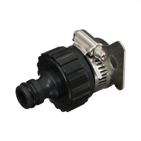 An objective fitting with a mount on a crane, 1/2 "(12 mm) - 3/4" (19 mm) - 1 "(25 mm), with a clamp, fast -fast compound, plastic, rubber, Greengo-1