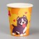 A single -single -paper glass "puppy", 250 ml