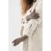 Gloves are female, dimensionless, without insulation, beige color