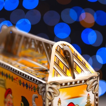 Gift box "Sculptural workshop of Santa Claus" 17.3 x 6.5 x 15 cm-5