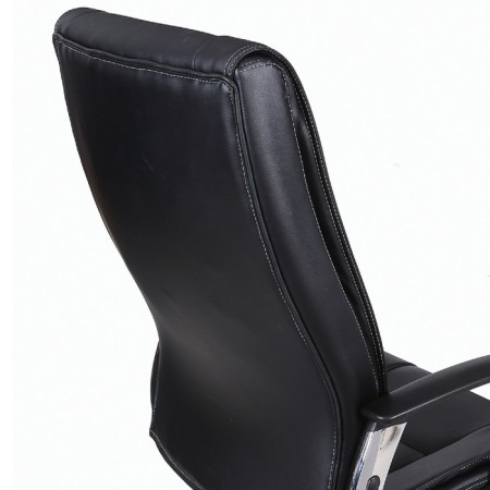 Office Office Brabix "Forward ex-570", chrome, eco-leather, black-8
