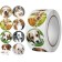Stick Paper "Dog" d = 2.5 cm 500 pcs in a roll 3x6.5x6.5 cm