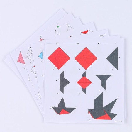 New Year's set for creativity. New Year Origami "New Year! New Year's adventures "-3