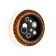 Sconces Ambrella Light Ice, 24W LED, 1800LM, 3000+6400K, coffee color, matte