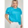 Female blouse, size 54, turquoise color