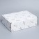 Box Gift team, packaging, "branches", white, 27 x 21 x 9 cm