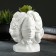Kashpo - organizer "Gorgon Medusa" Belaya, 12.5x16x10.5cm