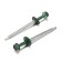 Roofing screws 4.8x70 mm, Ral6005 Color green, 100 pcs.