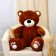 Soft toy "Bear" with a red bow, 90 cm