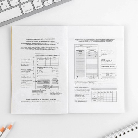 Smart notebook Cashbook A6, 68 sheets "Cash Cat"-3