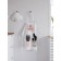 Apron kitchen with a photocrint "Cactus in love", adjustable, size OS