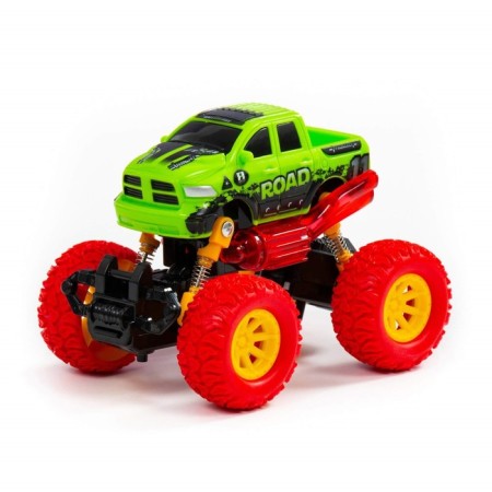 The car is inertial "Monster Rally. Raid ", light and sound effects