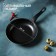 Sleeps "Jacqueline", D = 25 cm, thickness 0.65 mm, plastic handle, anti -stick coating, black color