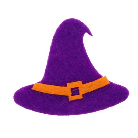 Glue -based decor "Hat" set 4 pcs., Size 1 pc: 5 × 4.1 cm