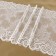 Lace elastic fabric, 225 mm × 2.7 ± 0.5 m, white color