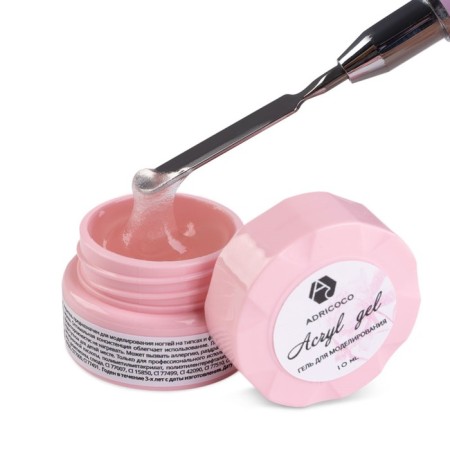 Acrigel for adricoco nail extension, transparent, 30 ml