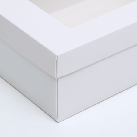 Folding box "white", with a window 30 x 20 x 9 cm-2