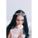 Hair diadem "Grace" droplet, 6 cm, silver