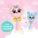 Musical toy "Funny Mishutka", sound, light, pink color
