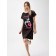 Night shirt female love, size 50, black color