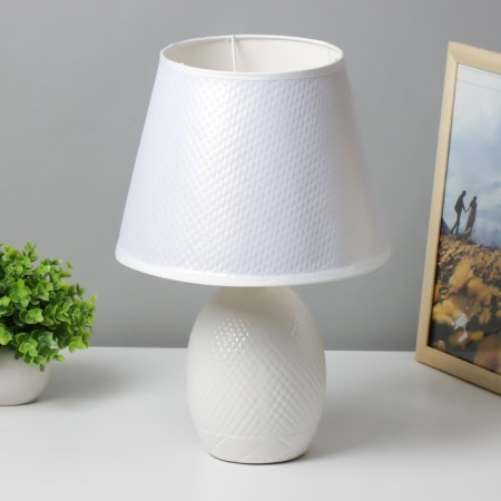 Parovarian table lamp 1x40W E27 white 23x23x34 cm Risalux-1