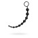 Anal chain Black & Red by Toyfa, PVC, Black, 31 cm, D = 2.3 cm