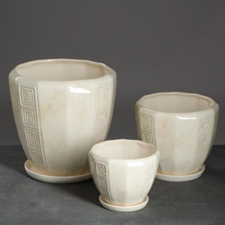 Set of pots 3pcs. Sparta White: 11.5l, 5l, 1.8l