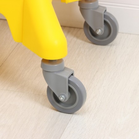 Cleaner trim for cleaning with mechanical vertical spin (metal mechanism) 31 l, yellow color-1