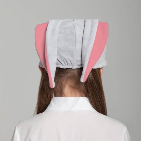 Carnival hat "Hare", cotton, velor, rn 52-57-1