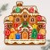 Advent Calendar New Year's “Gingerbread”, for the New Year, 40.7 x 42 cm