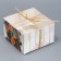 Capcake box "needles, cinnamon, orange", 16 x 16 x 10 cm, new year