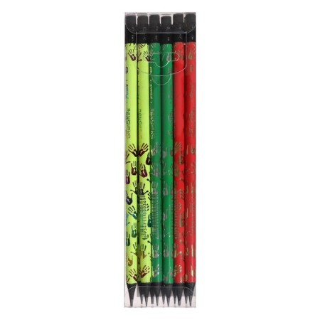 Pencil Blackographic hardness of the NV "Hands" with an eraser, sharpened, round, mix-3