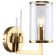 Wall lamp VASE 1XE14 40W, size 22x12x22 cm, bronze color