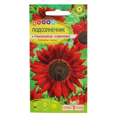 Flower seeds sunflower "Raspberry Queen", o, 0.5 g.-2