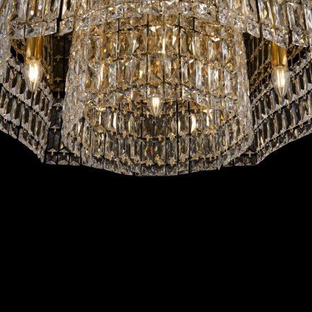 Ceiling Lamp MayToni Dia005CL-10G, 10HE14, 60W, 60x60x25 cm, color gold-6