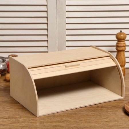 Wooden breadbone "Bukhanka", 38 × 24.5 × 16.5 cm-1