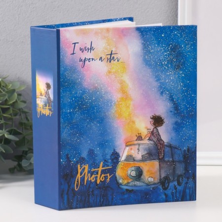 Photo album for 200 photos 10x15 cm, plastic. Cosmo Sketch sheets Milky Way-1