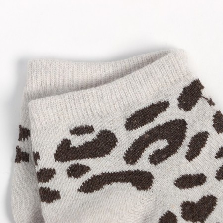 Women's socks, beige/brown color, size 25-2