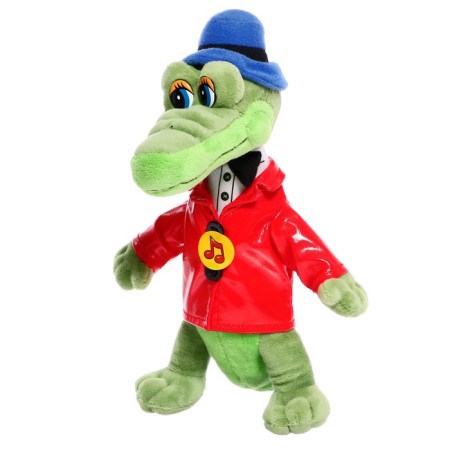 Soft toy "Crocodile Gena", 21 cm, music chip