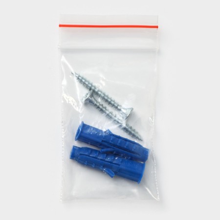 Bathroom shelf, 5 hooks, 34 × 11.5 × 17 cm, white color-3