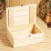 Wooden box 35 × 23 × 14 cm Gift with a rack cover, with a lock